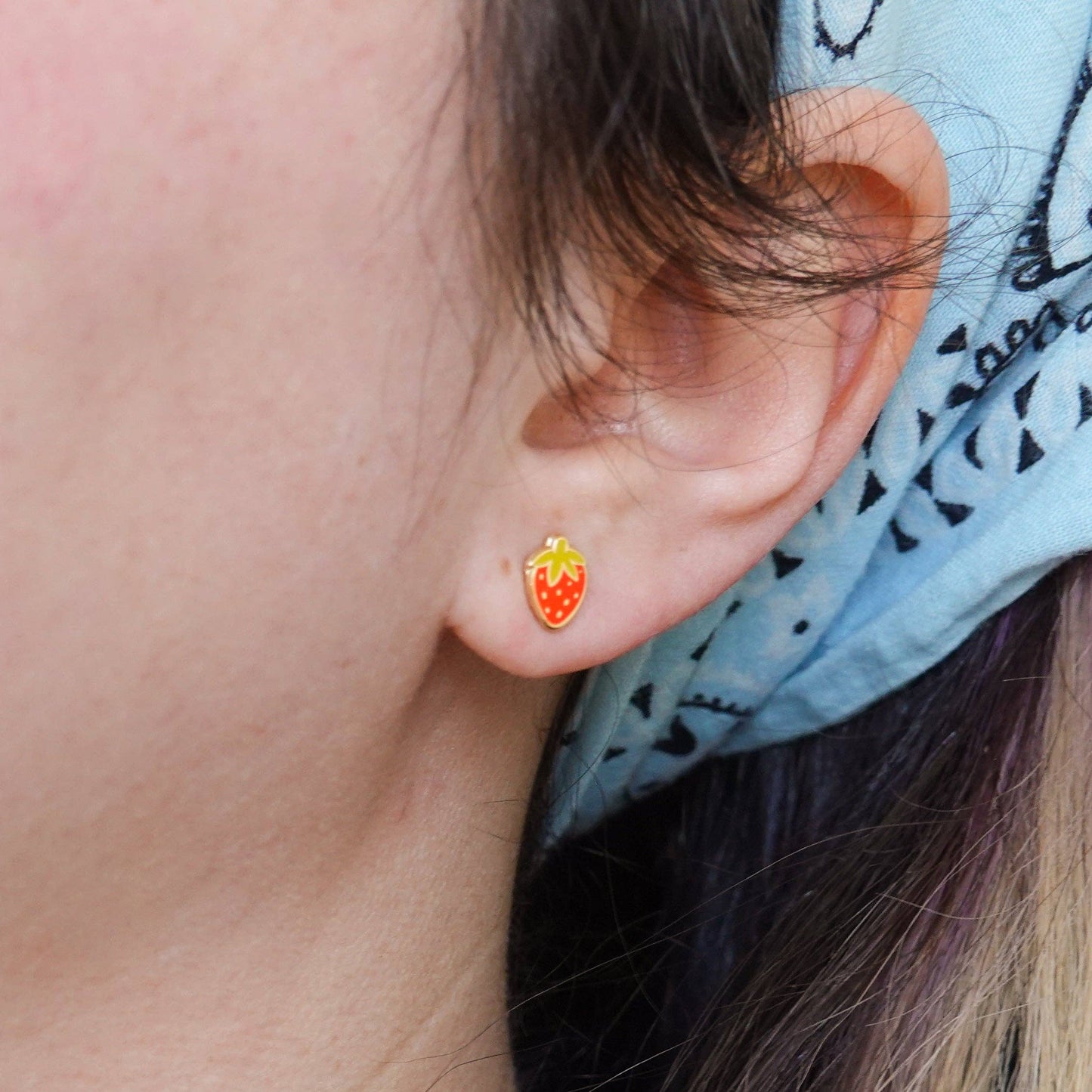 Strawberry Stud Earrings