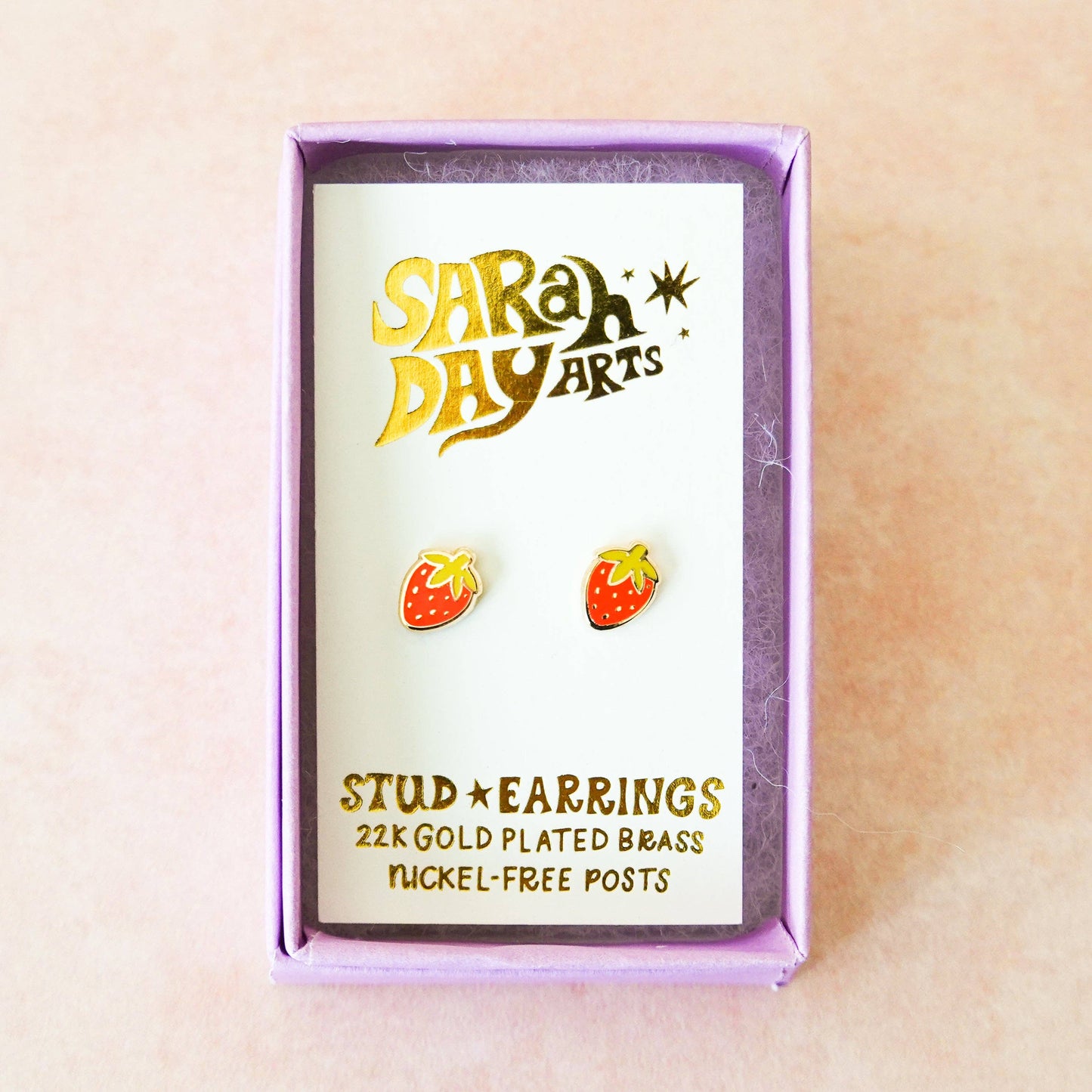 Strawberry Stud Earrings