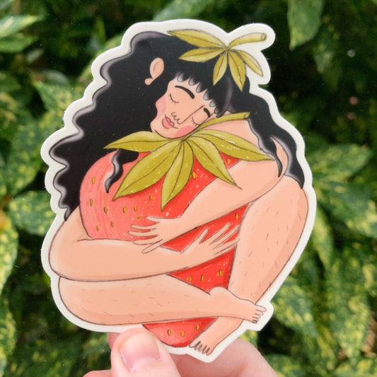Strawberry Baby Sticker