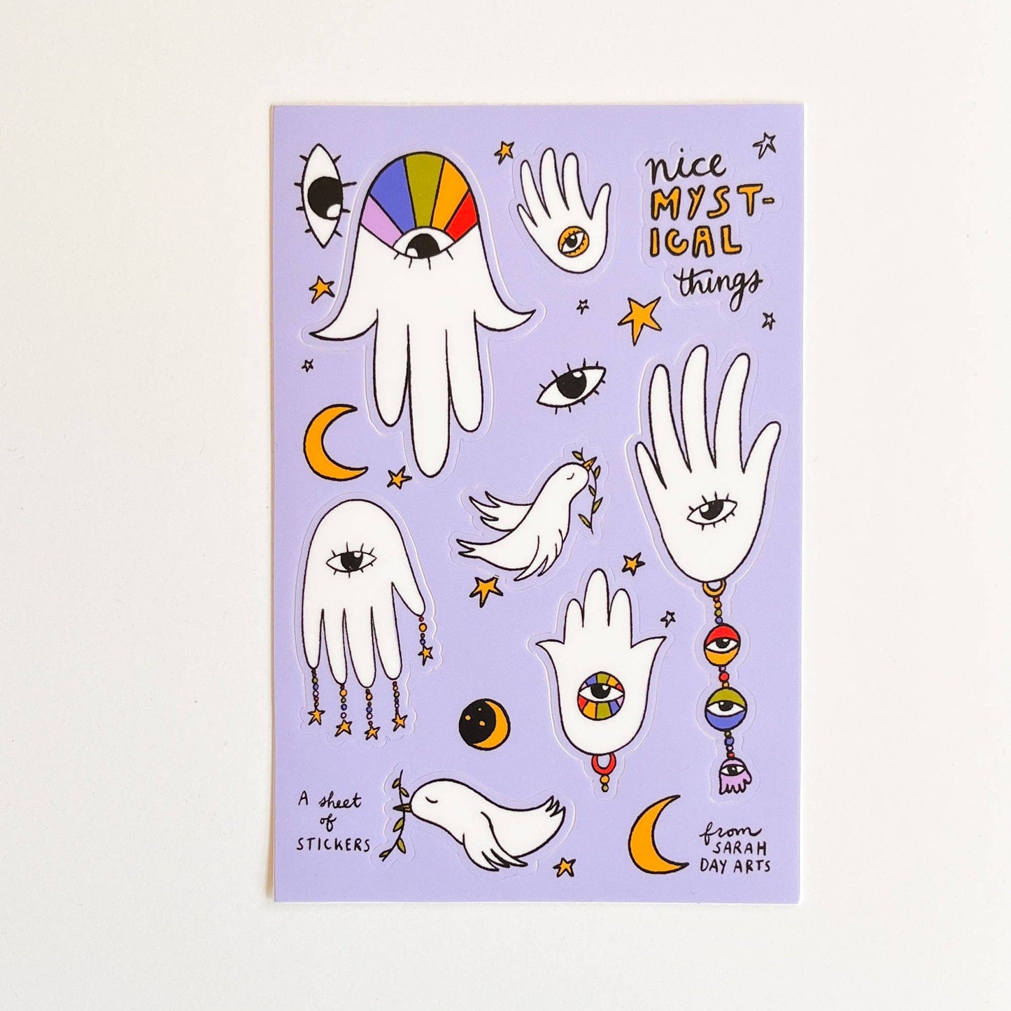 Mystical Judaica Sticker Sheet