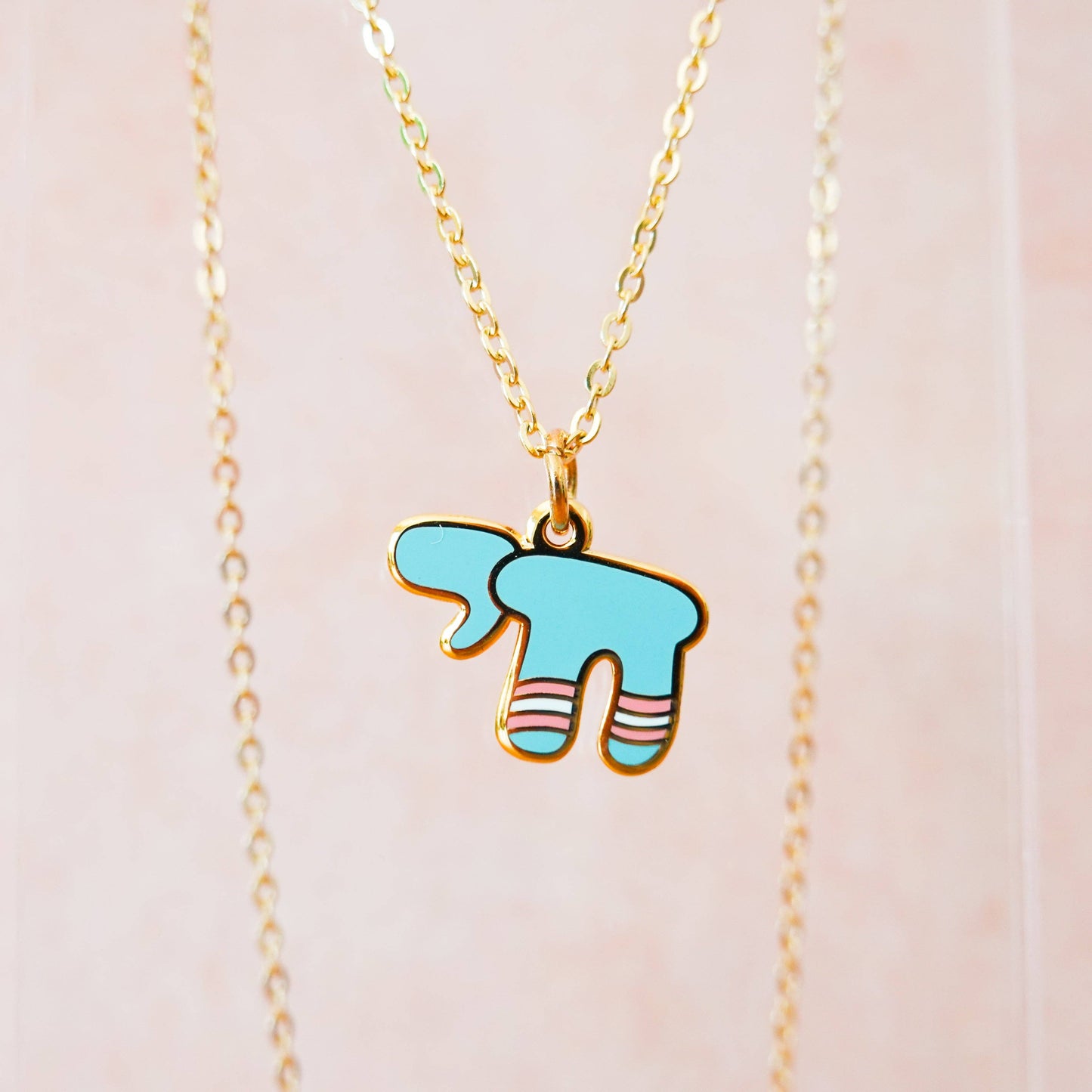 Trans Pride Chai Necklace