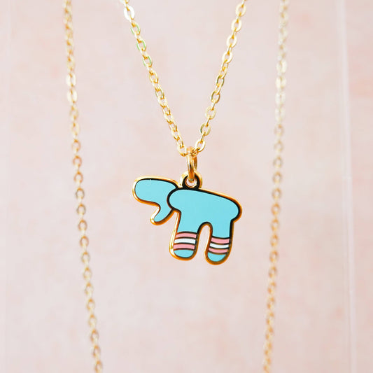Trans Pride Chai Necklace
