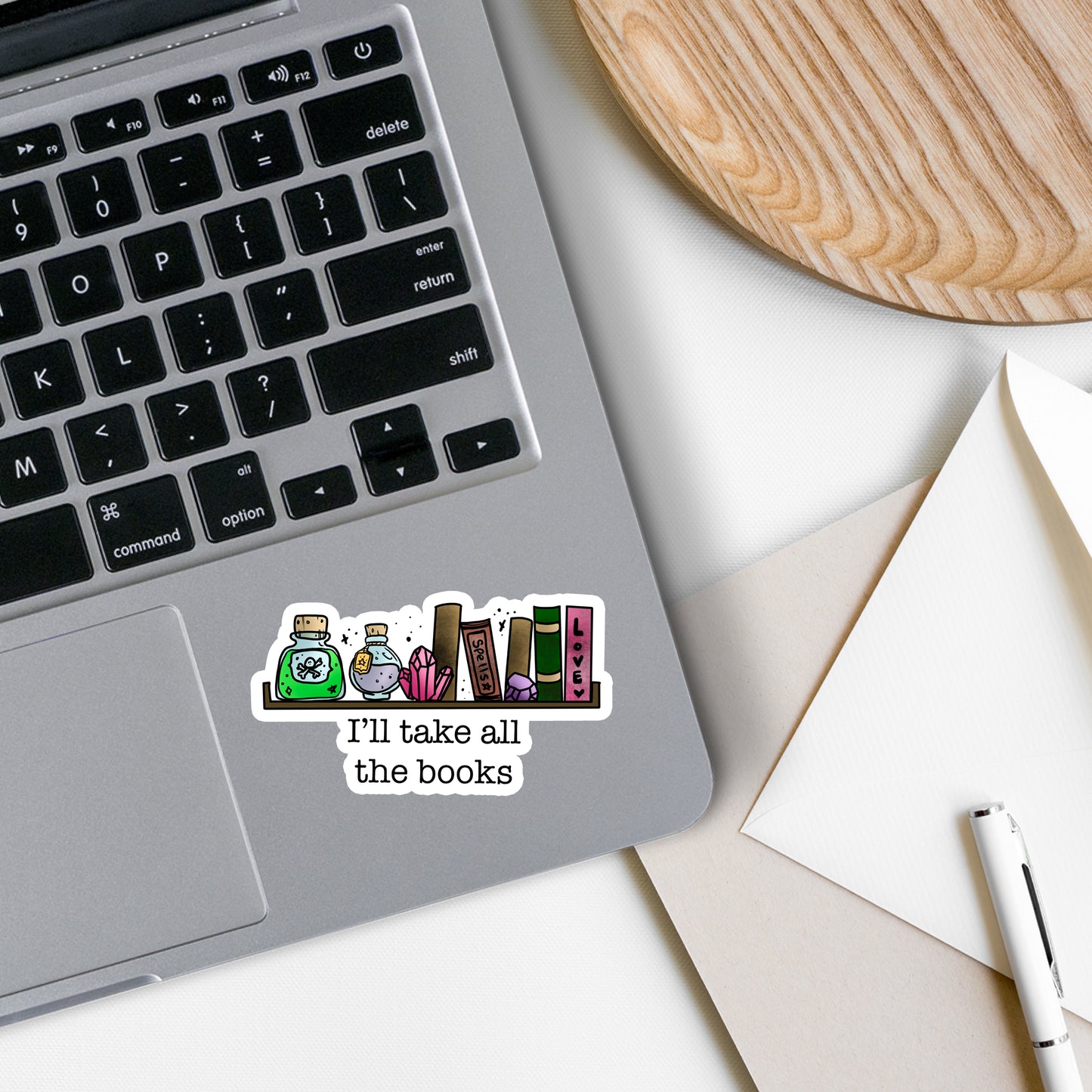 I'll Take All the Books Reader Vinyl Sticker