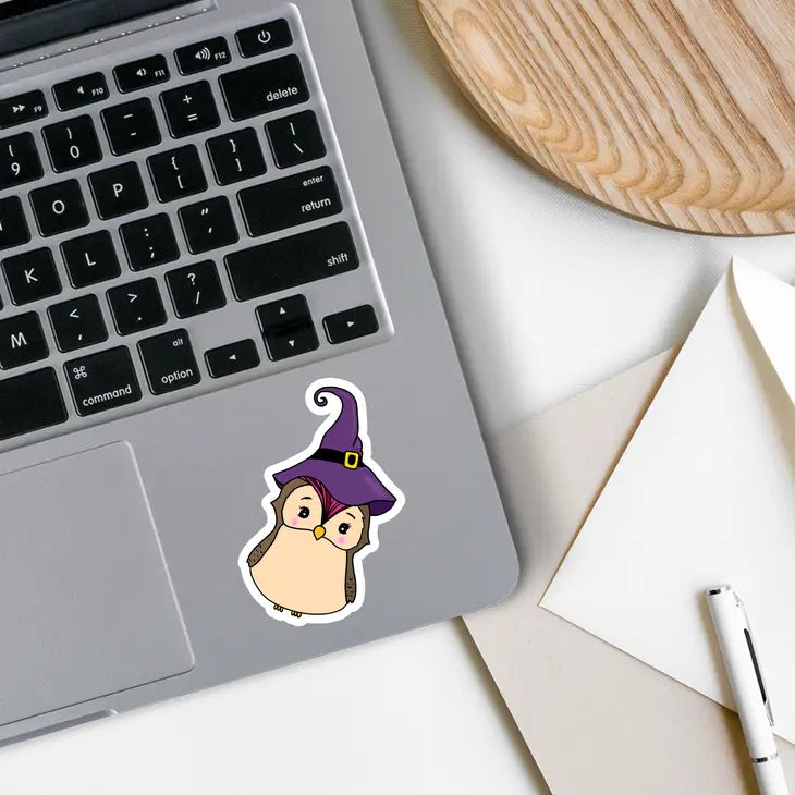 Owl Witch Vinyl Sticker - Arcana