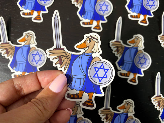 Quackacabee Rebel Sticker