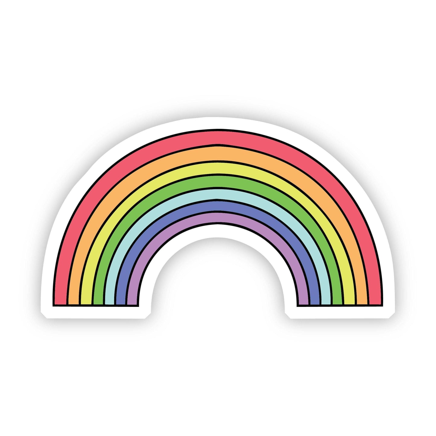 Multicolor Rainbow Aesthetic Sticker