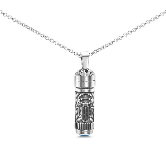 Mezuzah with Hamsa Design