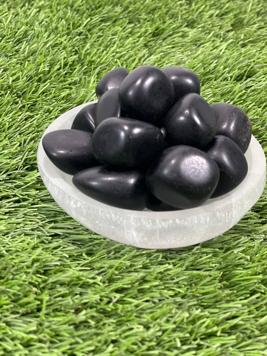 Black Obsidian Tumbled Stones
