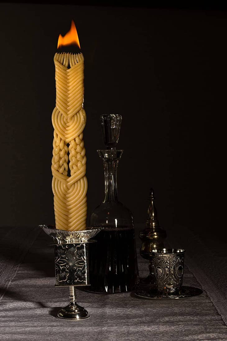 Braided Beeswax Havdalah Candle