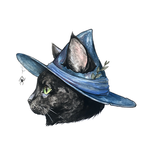 Witch Cat Sticker - Arcana