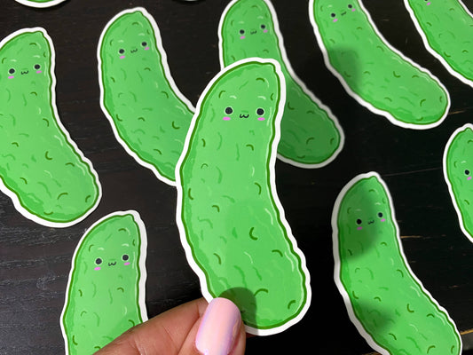 Adorable Pickle Sticker