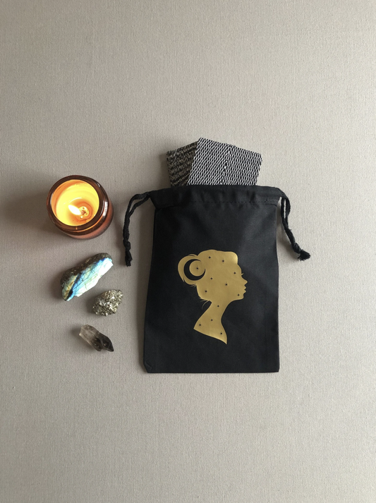 Cosmic Lady Drawstring Pouch