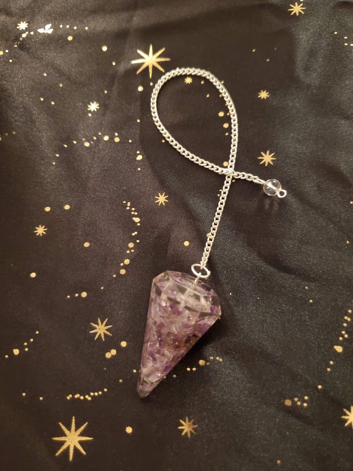 Amethyst Orgone Pendulum - Arcana