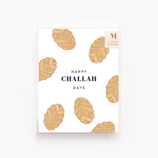 Challah Day Cheer Chanukah Cards (Set of 6)