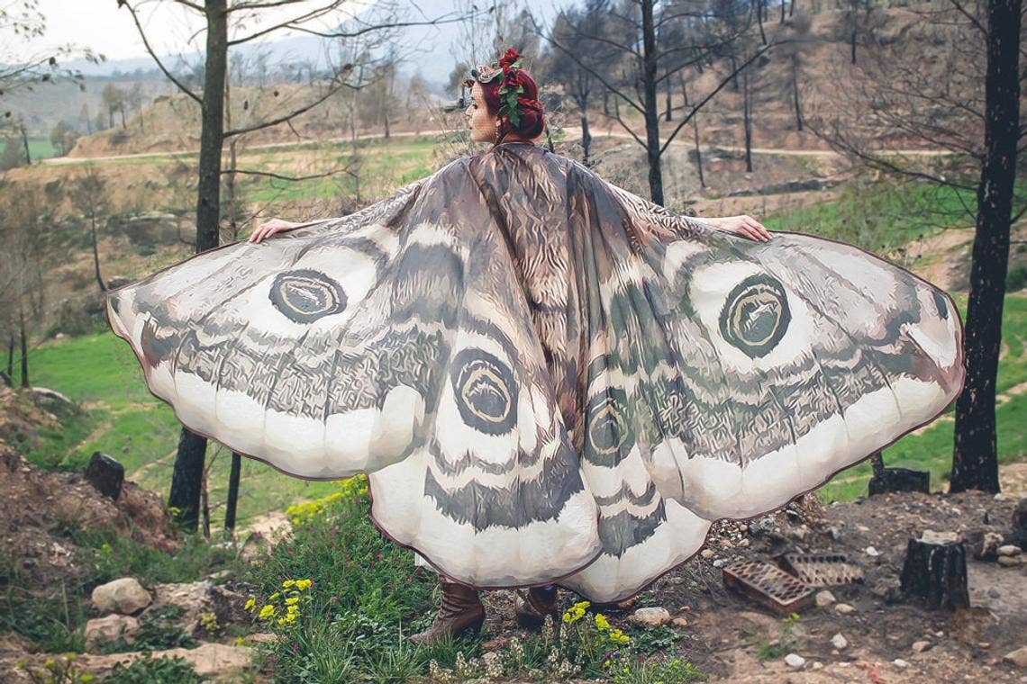 Emperor Moth Cloak