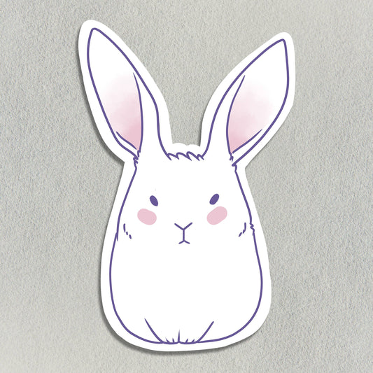 White Rabbit Sticker