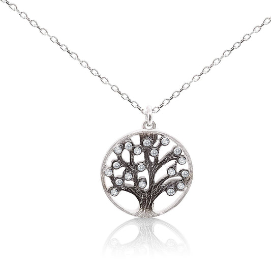 Family Tree of Life Necklace in Rose Gold or Silver - Arcana