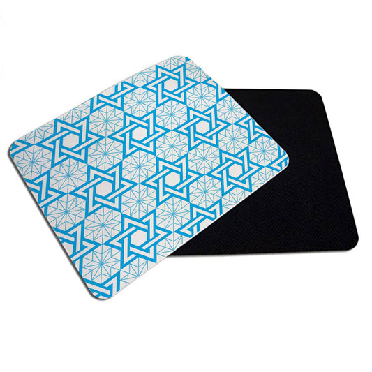 Interlocked Magen David Mouse Pad