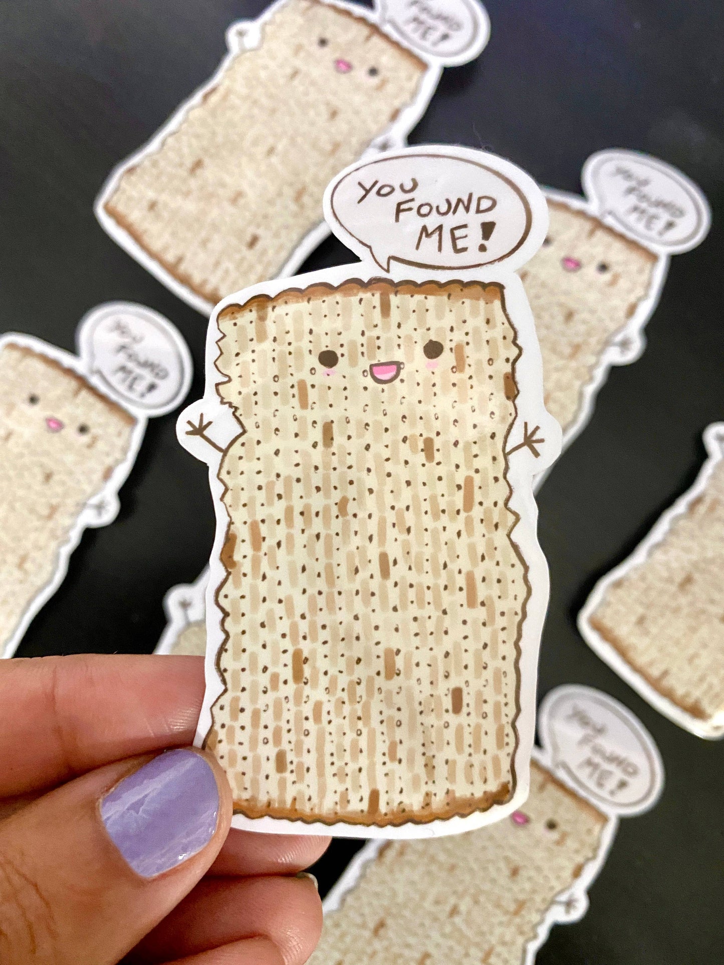 Afikomen Matzah: "You Found Me!" Pesach Sticker