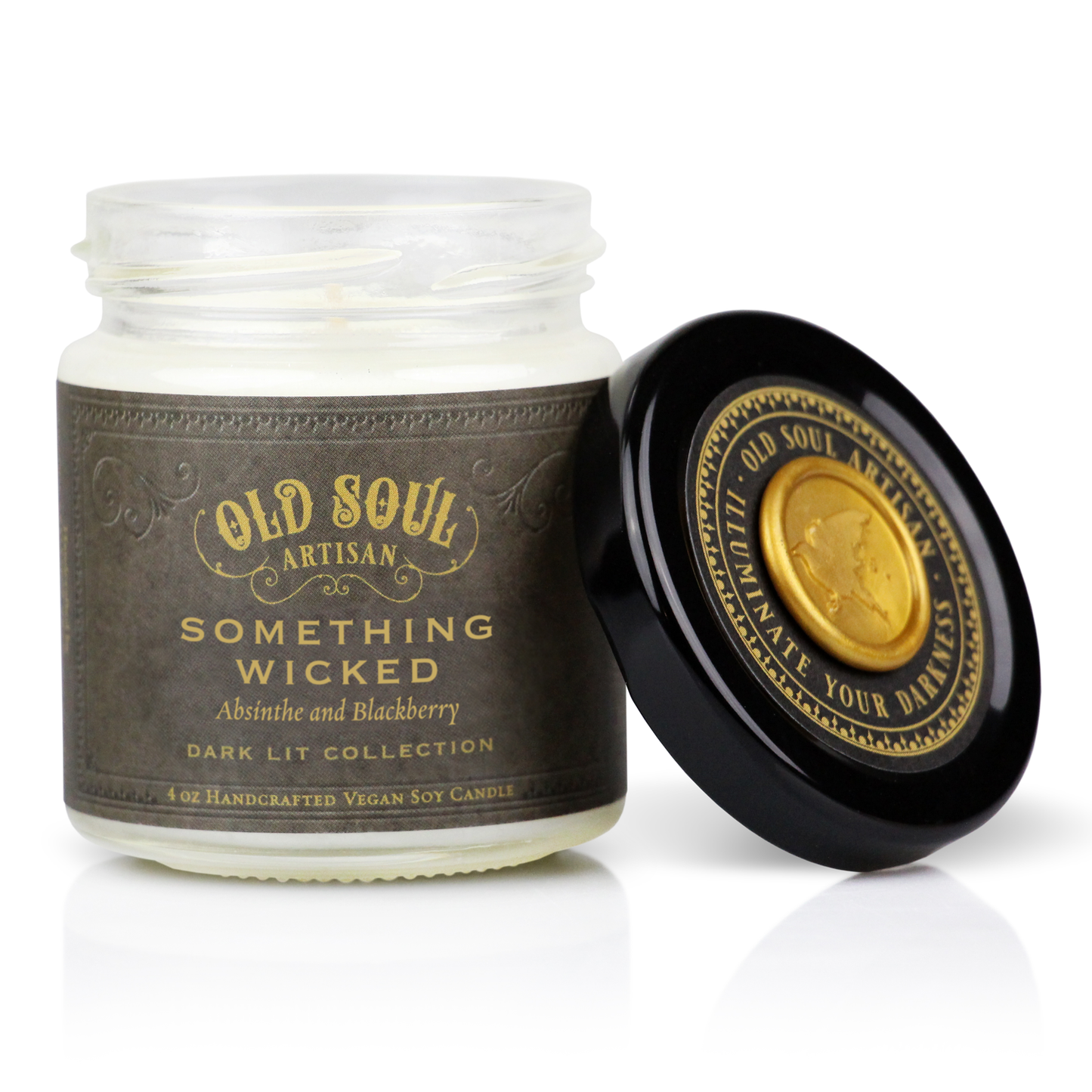 Something Wicked - 4oz Soy Candle - Shakespeare Inspired - Arcana