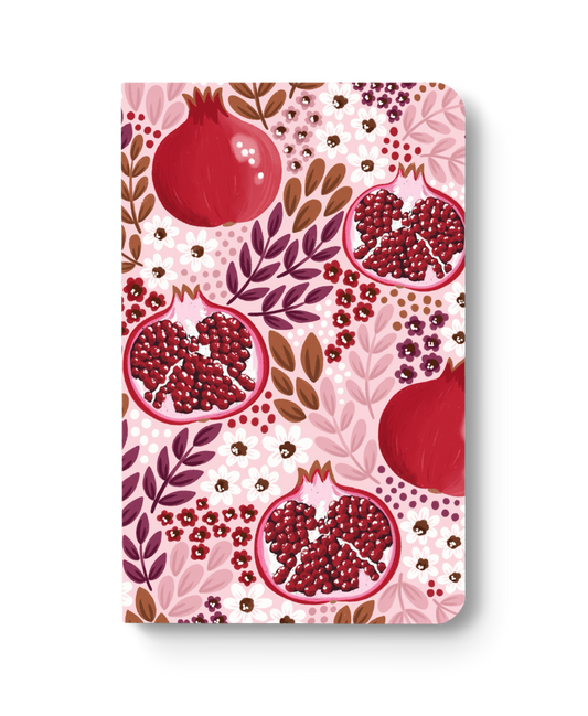 Pomegranate Floral Dotted Notebook - Arcana