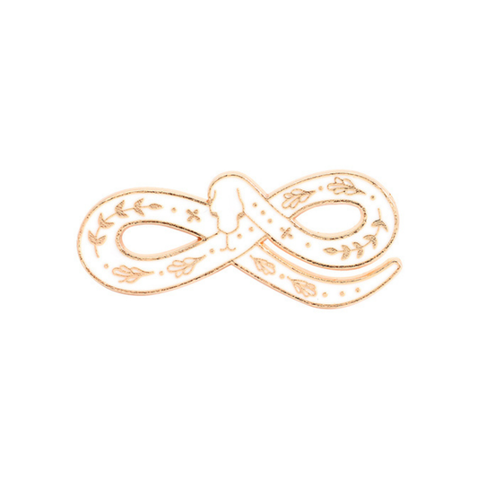 Snake Infinity Enamel Pin