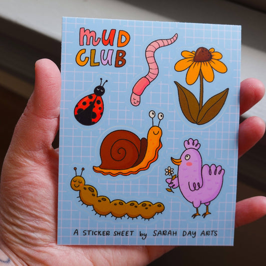 Mud Club Pals Sticker Sheet