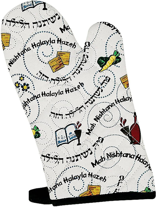 Ma Nishtana Oven Mitt