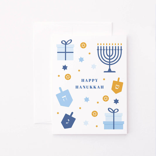 Classic Hanukkah Card