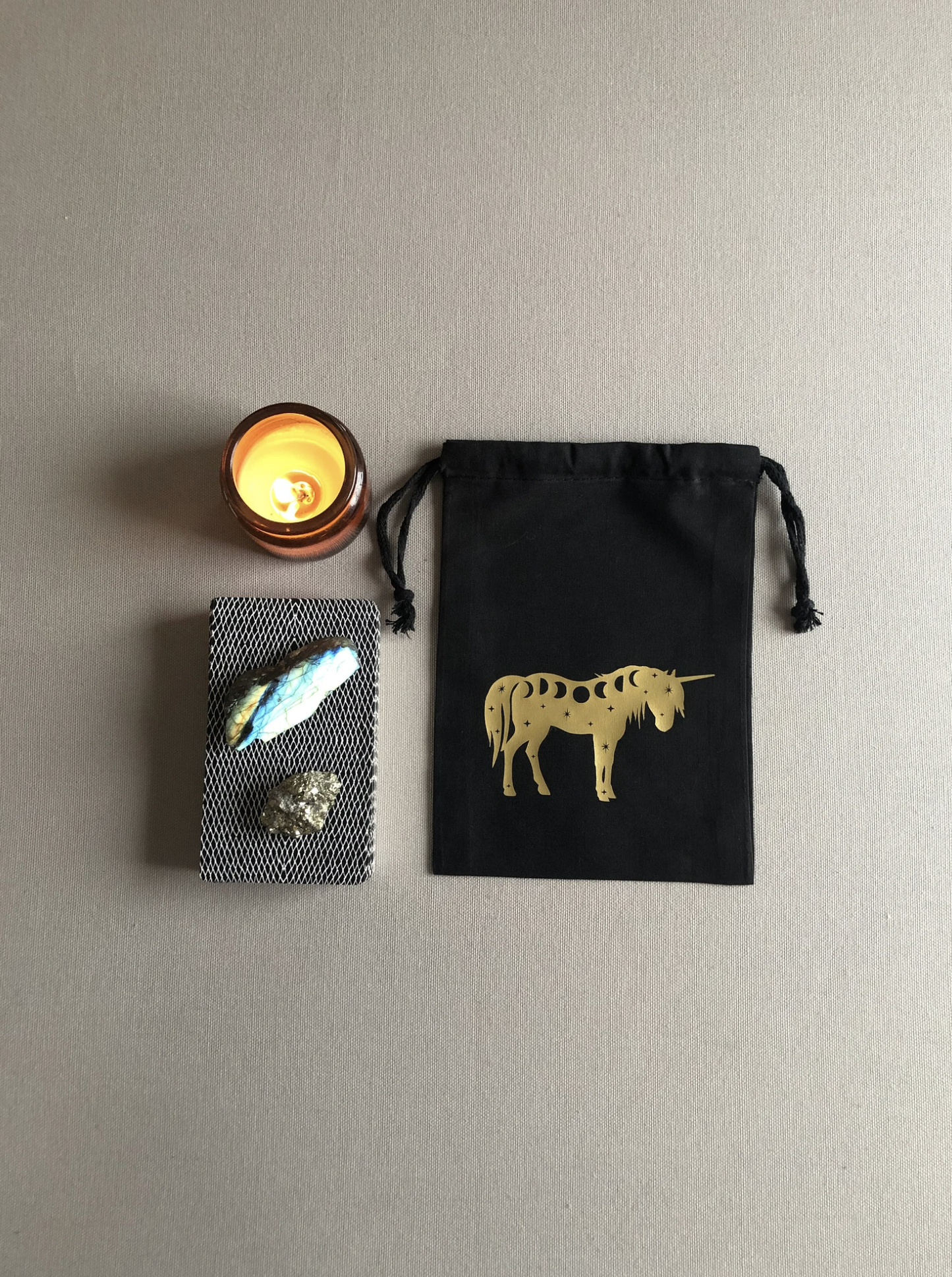 Cosmic Unicorn Drawstring Pouch