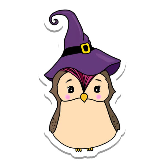 Owl Witch Vinyl Sticker - Arcana