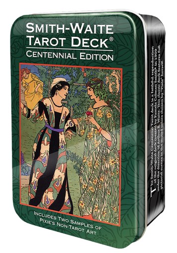 Smith-Waite Centennial Tarot Deck in a Tin