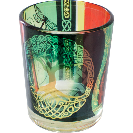 Glass Votive Holder - Tree of Life - Arcana