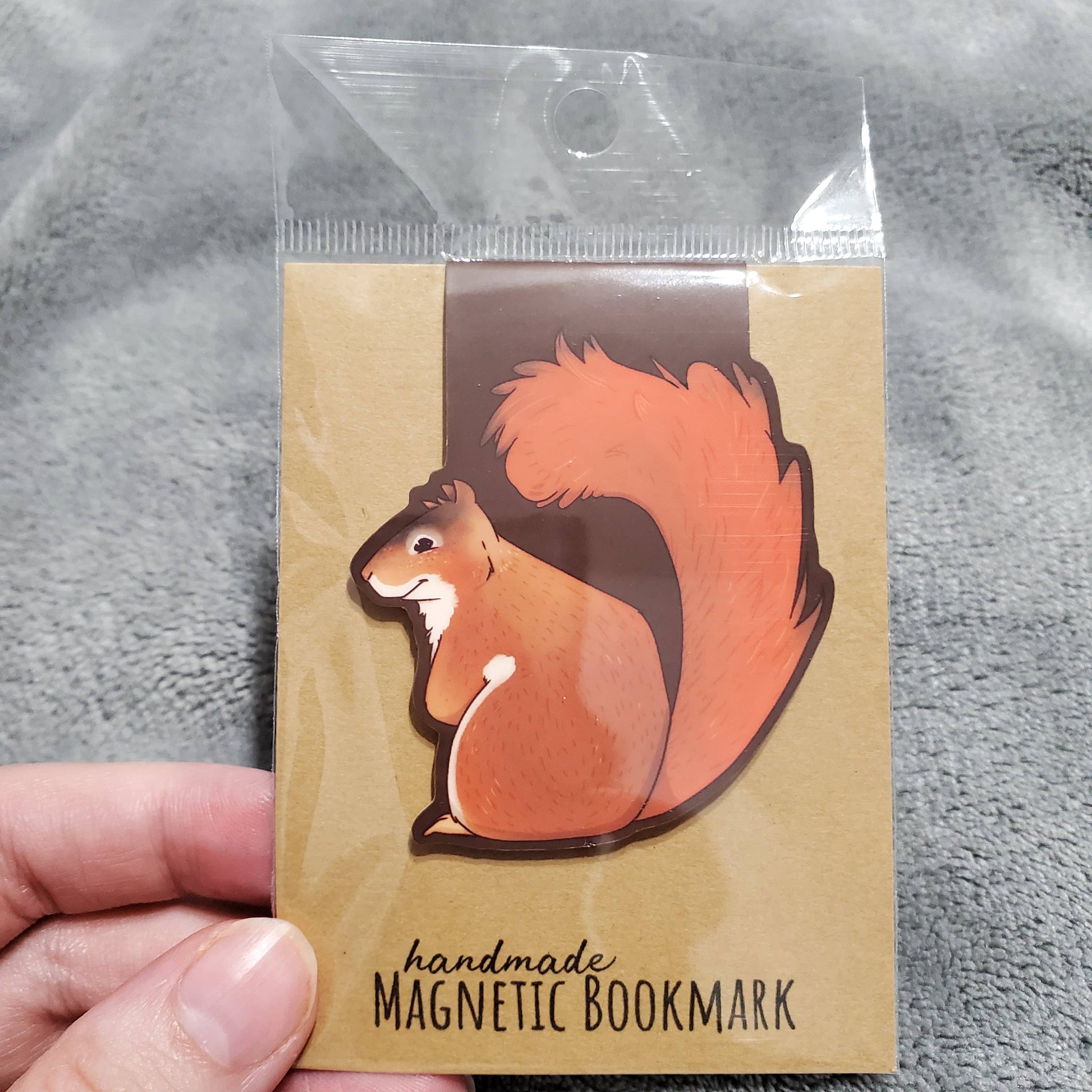 Red Squirrel Magnetic Bookmark - Arcana