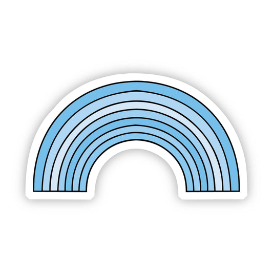 Blue Rainbow Aesthetic Sticker