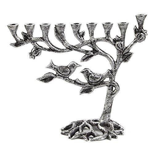 Antique Style Tree of Life Menorah