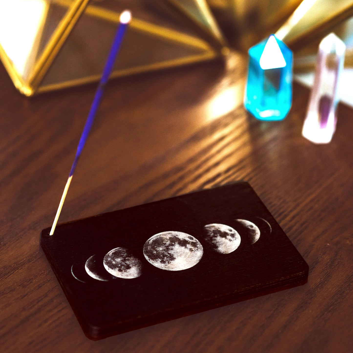 Moon Phases Incense Holder