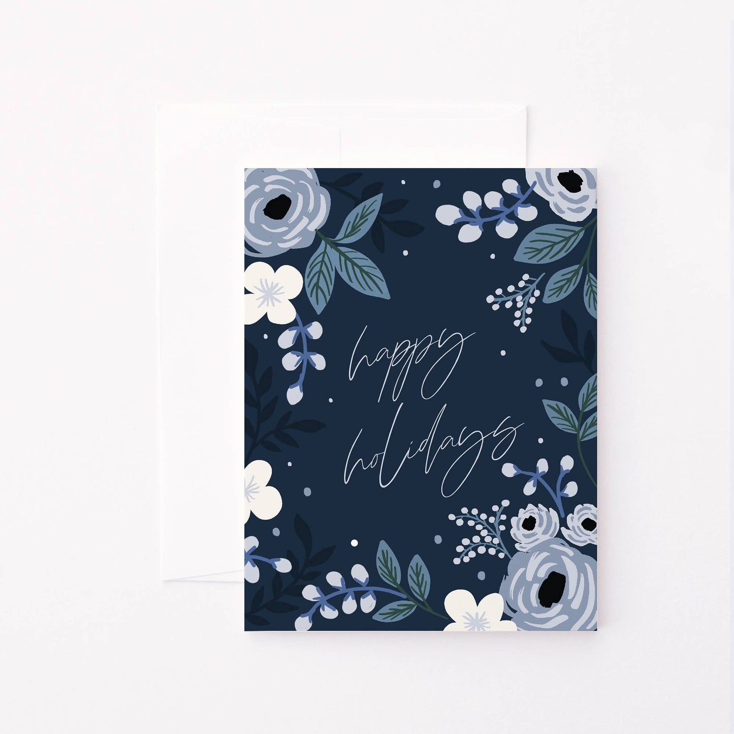 Floral Holidays Card