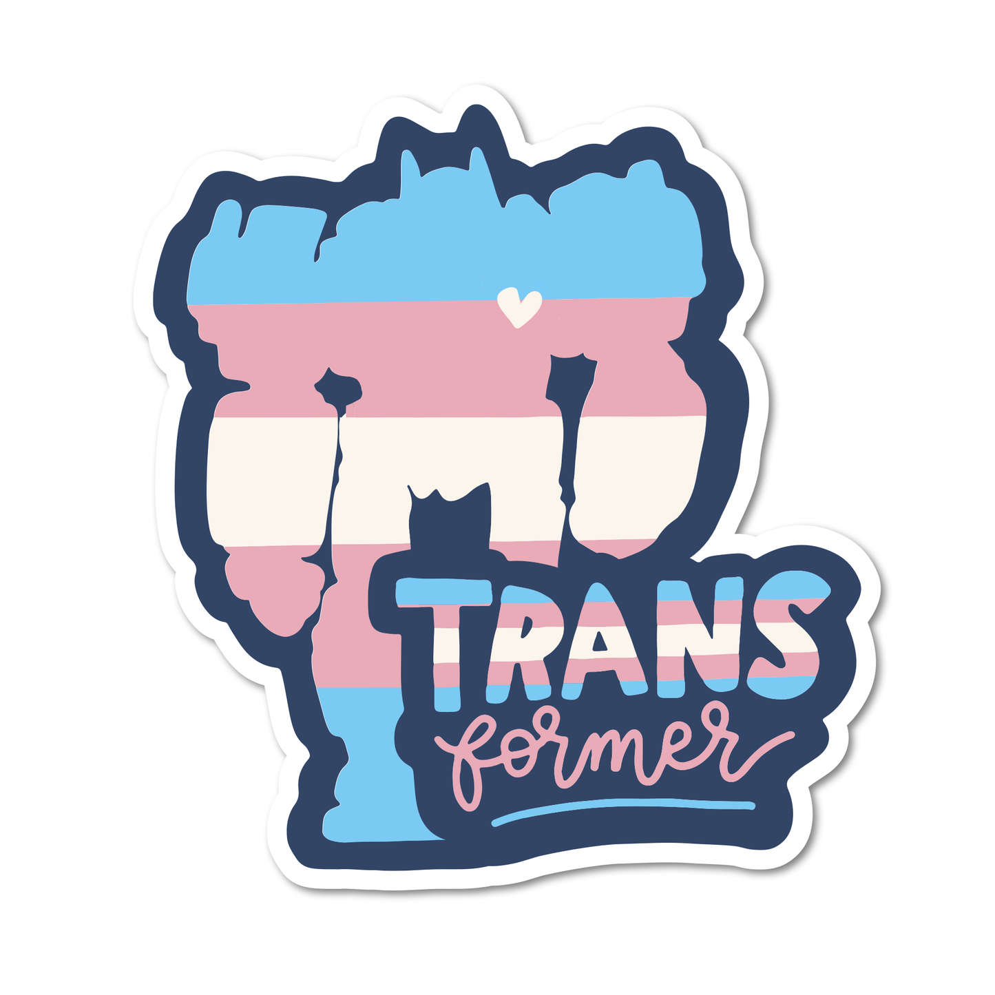 Trans - Former Vinyl Sticker