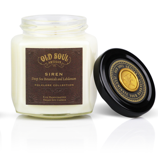 Siren - 9oz Soy Candle - Grecian Lore Inspired