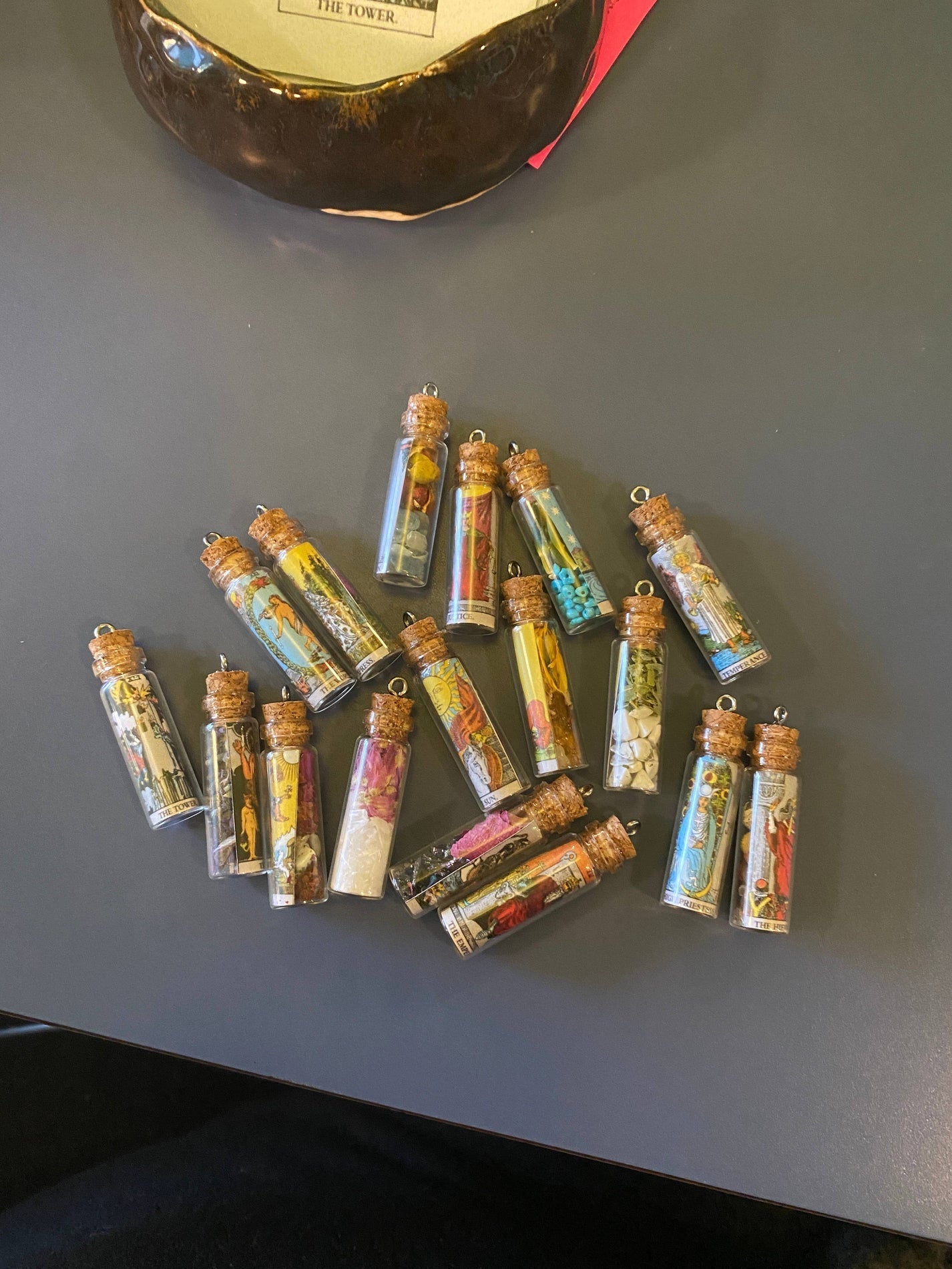 Tarot in a Bottle Pendant - Arcana