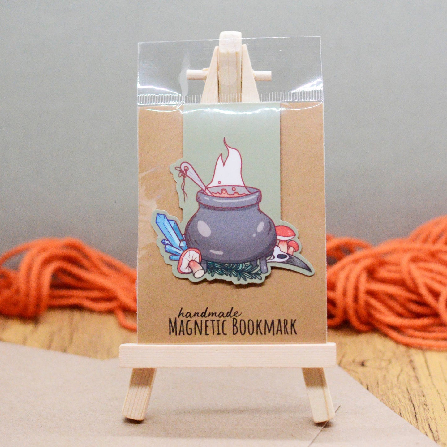 Witch's Cauldron Magnetic Bookmark - Arcana