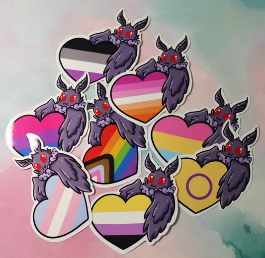 Mothman Pride Stickers