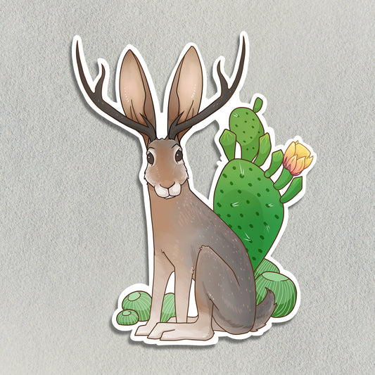 Jackalope Sticker - Arcana