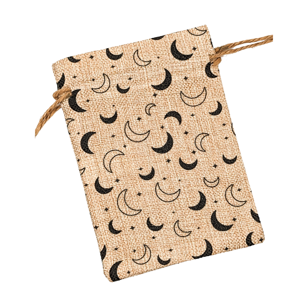 Crescent Moon Drawstring Pouch