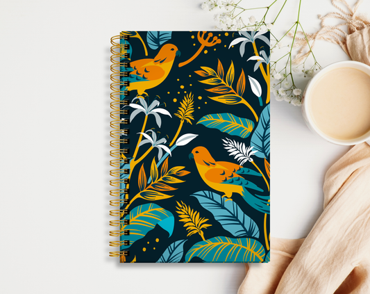 Evening Bird Spiral Journal