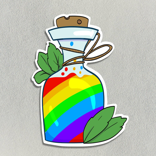 Rainbow Potion Sticker - Arcana