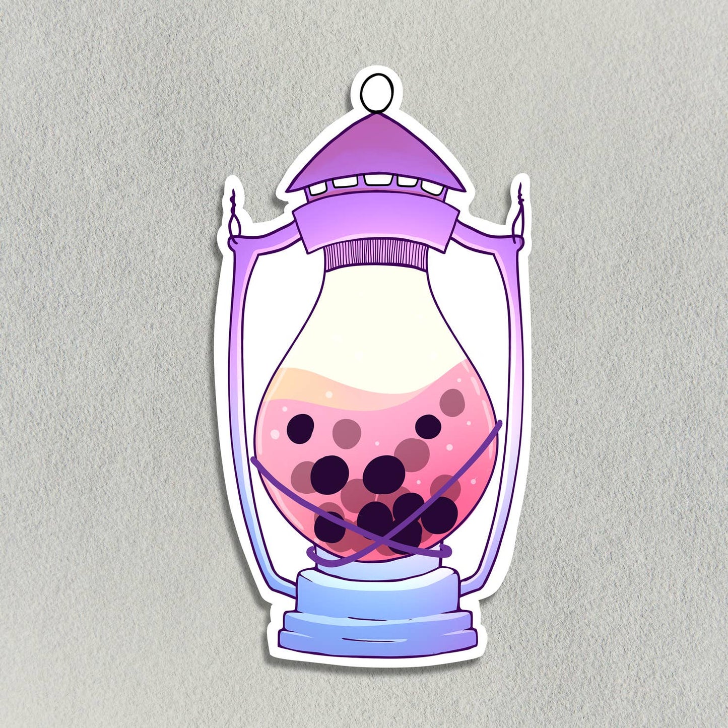 Boba Lantern Sticker - Arcana