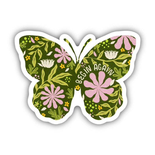 Begin Again Butterfly Sticker - Arcana