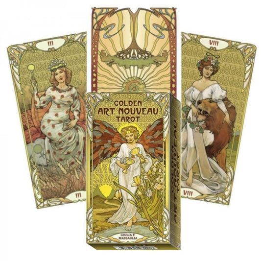 Golden Art Nouveau Tarot - Arcana
